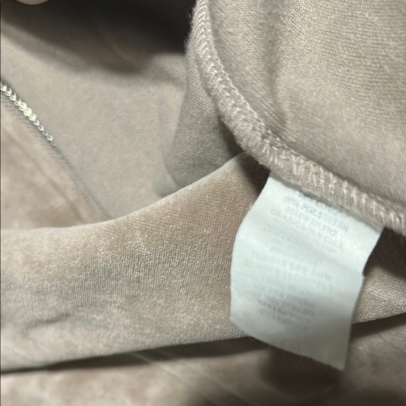 Vintage Y2K Juicy Couture Tan Hooded Zip-Up Jacket hoodie - Picture 11 of 11